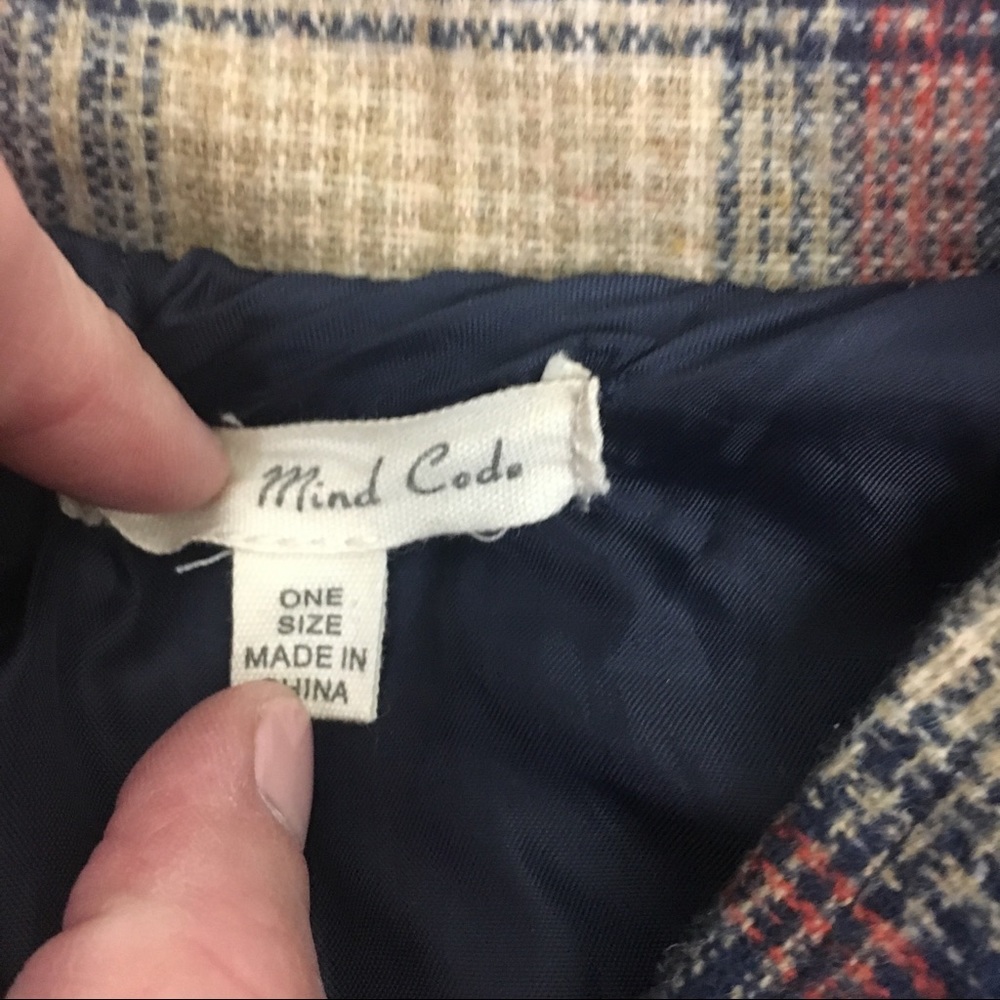 Plaid Poncho - image 4